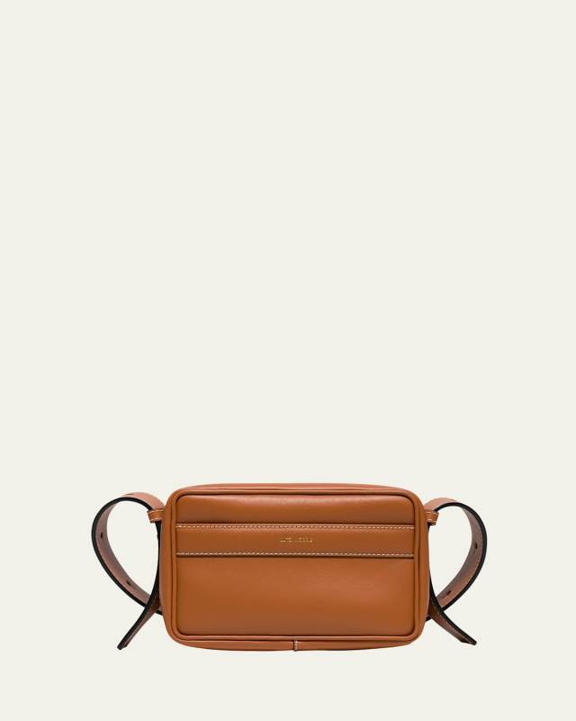 Maya Medium Frame Leather Crossbody Bag